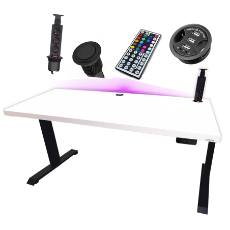 Biurko Gamingowe Elektryczne - 120x60x18 Model 3