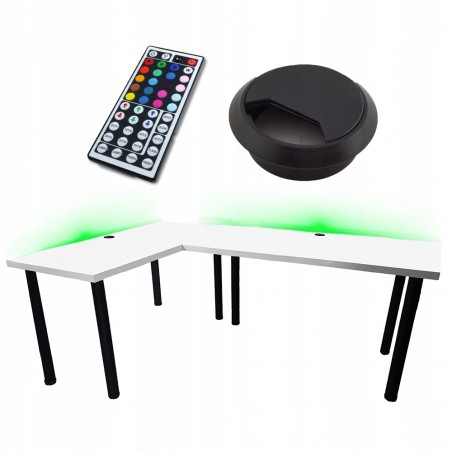 Biurko Gamingowe Narożne - 180x120x36 Model 2