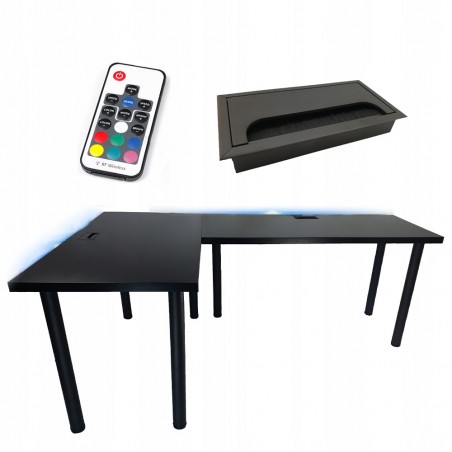 Biurko Gamingowe Narożne - 180x120x28 Model 2