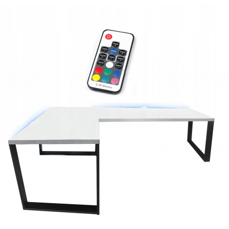 Biurko Gamingowe Narożne Loftowe - 180x120x36 Model 1