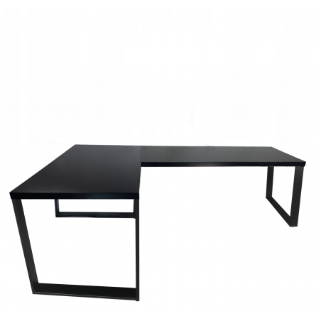 Biurko Gamingowe Narożne Loftowe - 202x136x36 Model 0